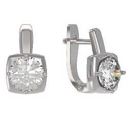 Серьги из серебра АРИНА 1038852-01210