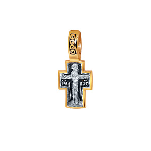 Подвеска крест из серебра Елизавета 8017КЛ
