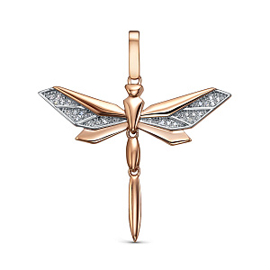 Подвеска с бриллиантом 5-8530-103-3К