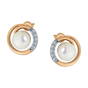 Серьги пуссеты из золота АРИНА 1051492-11151