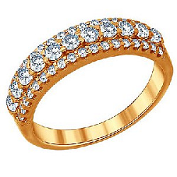 Кольцо из серебра SOKOLOV 93010402