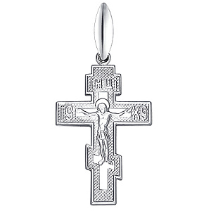 Подвеска крест из серебра SOKOLOV 94120031