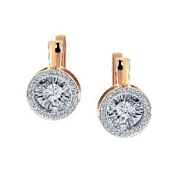 Серьги с бриллиантом grigoriev 02-11-5478-31-00-1