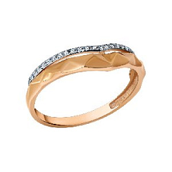Кольцо из золота CORONA к4881