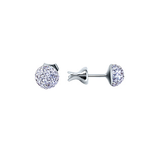 Серьги пуссеты из серебра Сильвер Лайн с21064р