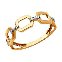 Кольцо из золота SOKOLOV 019460