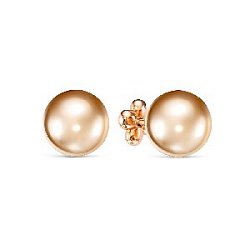 Серьги пуссеты из золота BERGER 050141