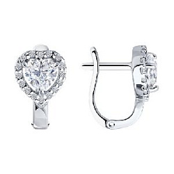 Серьги из серебра SOKOLOV 94026816