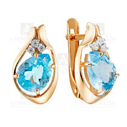 Серьги из золота кл3920а-78-01