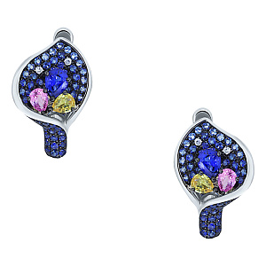 Серьги с бриллиантом SARGON GM10-225