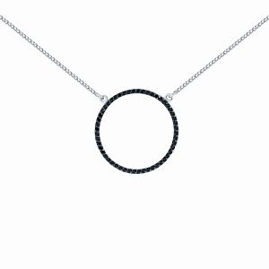 Колье из серебра Серебро России Л-0113-РЧ