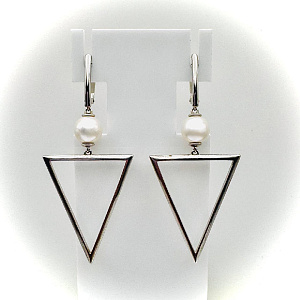 Серьги из серебра АРИНА 1043822-01250-2S