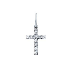 Подвеска крест из серебра Сильвер Лайн п1004р