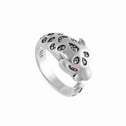 Кольцо из серебра Марказит HR1884