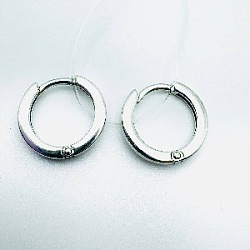 Серьги кольца из серебра С13К1989В
