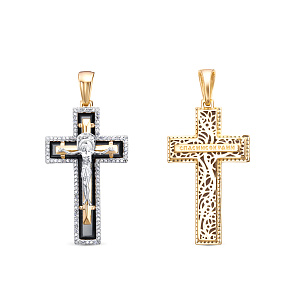 Подвеска крест из золота BERGER 080003