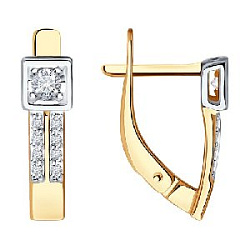 Серьги с бриллиантом SOKOLOV 51-220-01983-1 №25 9