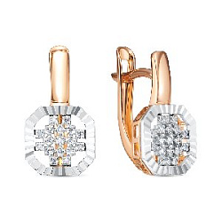 Серьги с бриллиантом Серьги с бриллиантом 5-8037-103И1-2К