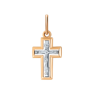 Подвеска крест из золота SOKOLOV 51-131-02357-1