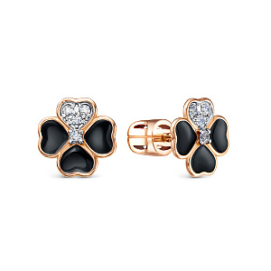Серьги пуссеты из золота BERGER 050036