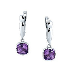 Серьги из серебра Русский СтилЬ 42-6768-5-2