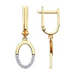 Серьги из золота SOKOLOV 51-121-01953-1