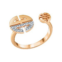 Кольцо из золота РОСТЗОЛОТО 2788