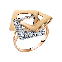 Кольцо из золота кл3859-01