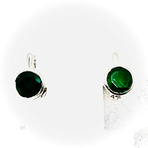 Серьги из серебра Русский СтилЬ 34-3752-08-02
