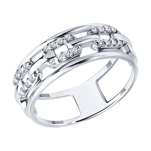 Кольцо из серебра SOKOLOV 94014253