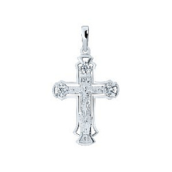 Подвеска крест из серебра SOKOLOV 94-131-00818-1