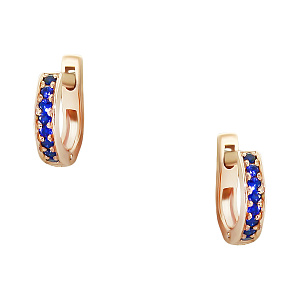 Серьги детские из серебра Хризос X6211150