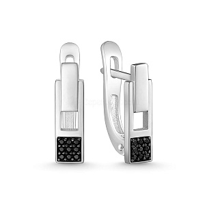Серьги из серебра Серебро России С-7330чр416