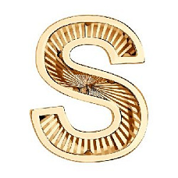 Подвеска буквы из золота SOKOLOV 51-130-02999-1