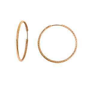 Серьги кольца из золота BERGER 020030-32
