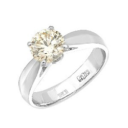 Кольцо помолвочное с бриллиантом ГАЛЕРЕЯ ЭКСКЛЮЗИВА 4516598