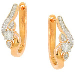 Серьги с бриллиантом Бриант ERI6430D