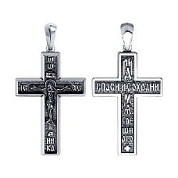 Подвеска крест из серебра SOKOLOV 95-131-01793-1