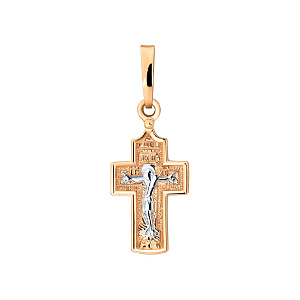 Подвеска крест из золота АЛЕКСАНДРА Кр034-01