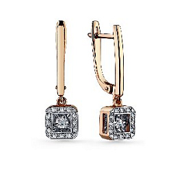 Серьги с бриллиантом grigoriev 02-11-5903-31-00-1