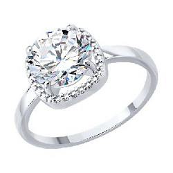 Кольцо из серебра SOKOLOV 94014716