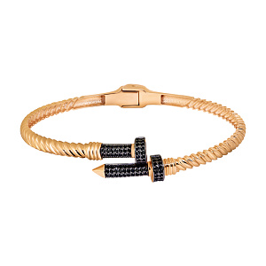 Браслет жесткий из золота CORONA брч4988