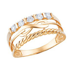 Кольцо из золота АЛЕКСАНДРА кл3977-01