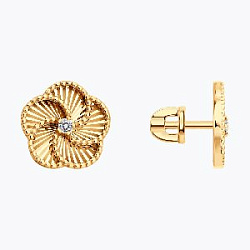 Серьги пуссеты из золота SOKOLOV 0200879