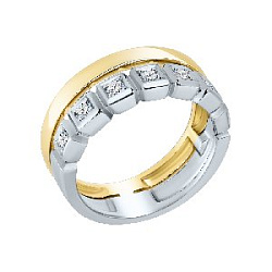 Кольцо с бриллиантом МЭЮЗ 83132