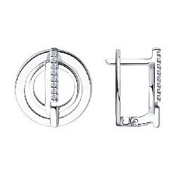 Серьги из серебра SOKOLOV 94023896