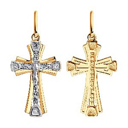 Подвеска крест из золота SOKOLOV 51-131-00568-1