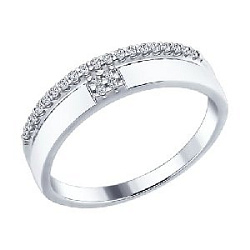 Кольцо из серебра SOKOLOV 94012213