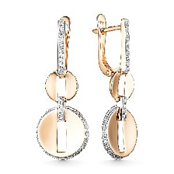 Серьги из золота CORONA С4927