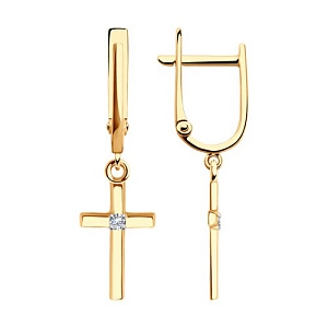 Серьги из золота SOKOLOV 51-121-02598-1